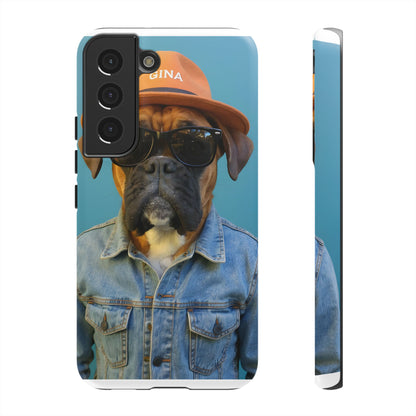 Dog Portrait PhCase - Denim Style - 80a6cbbd