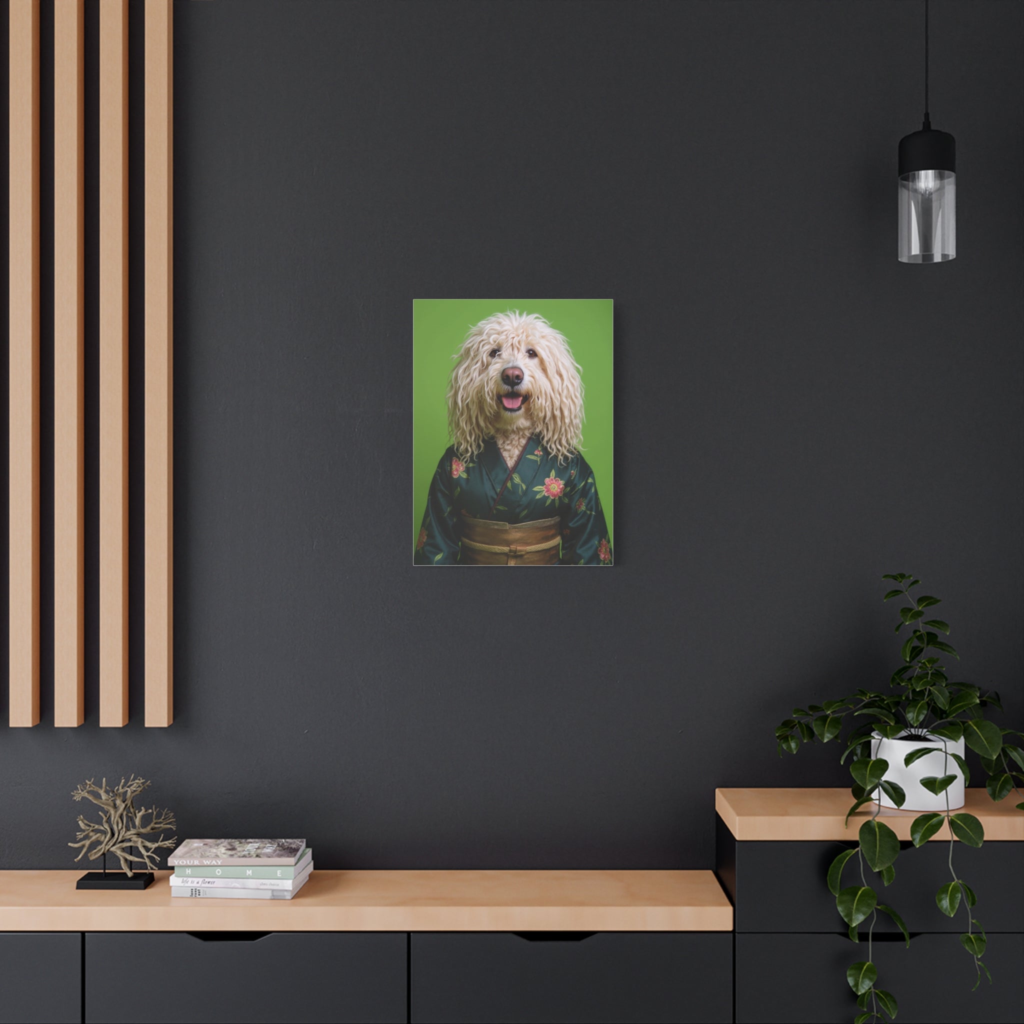 Dog Portrait Canvas - Kimono Vogue - b3c213a2