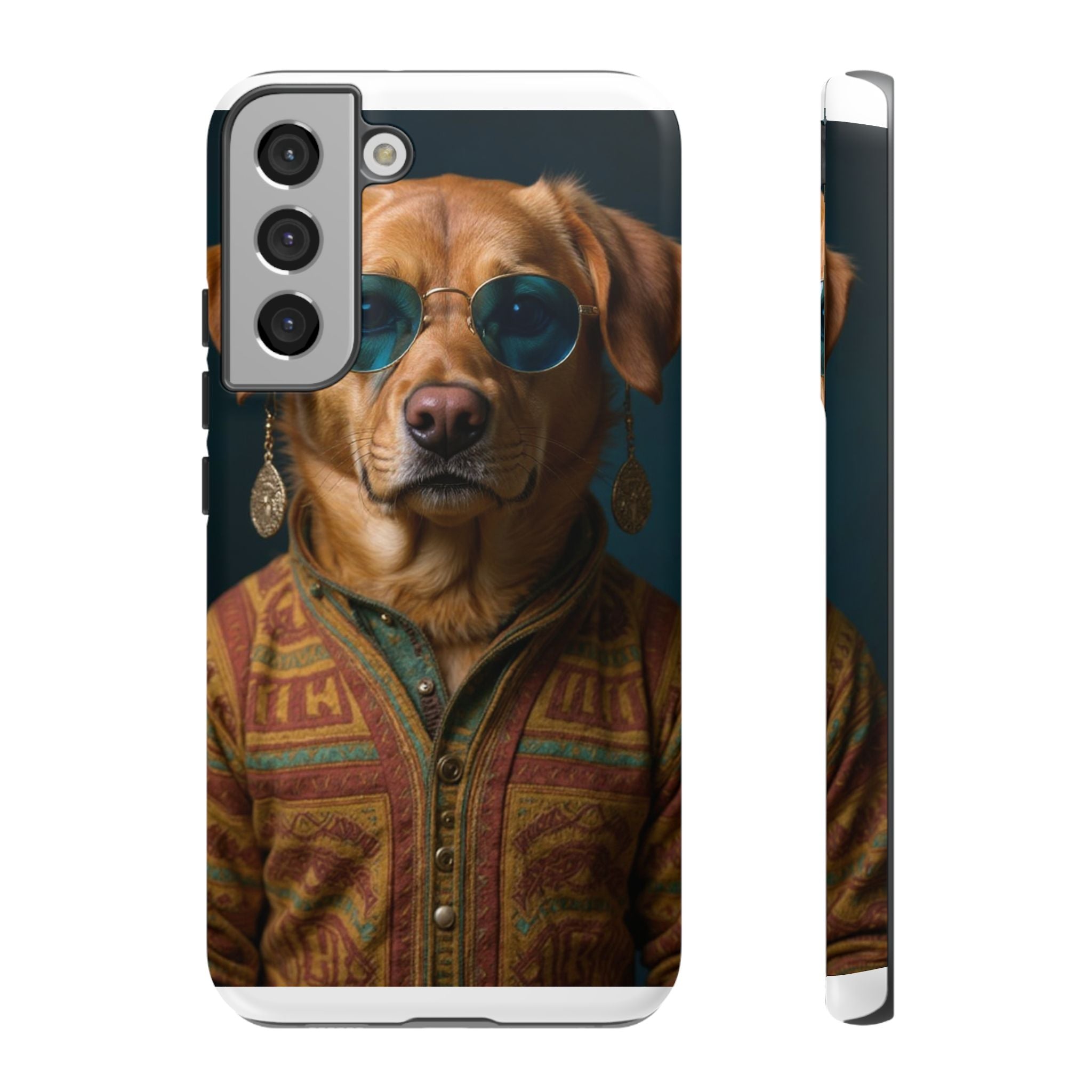 Dog Portrait PhCase - Hippy Style - 56d9d3ee
