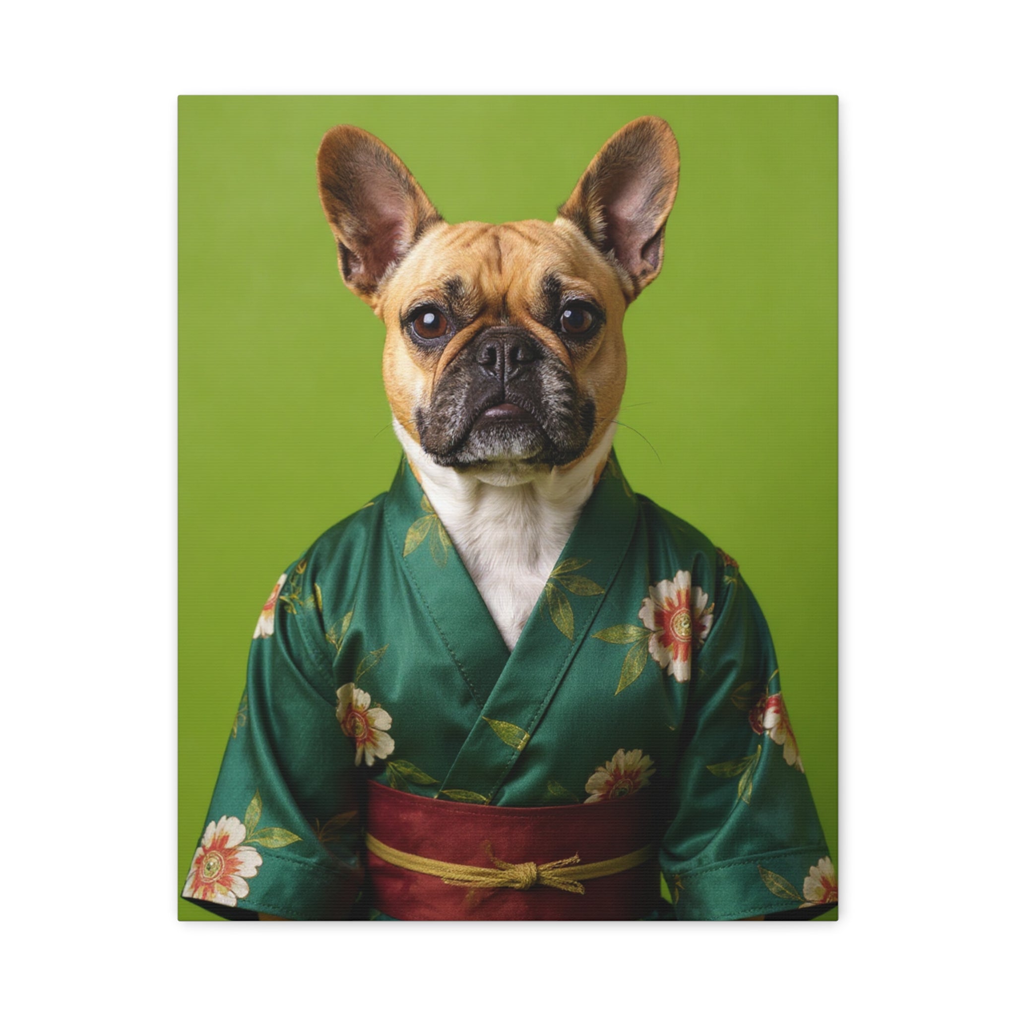 Dog Portrait Canvas - Kimono Vogue - c59f7b78