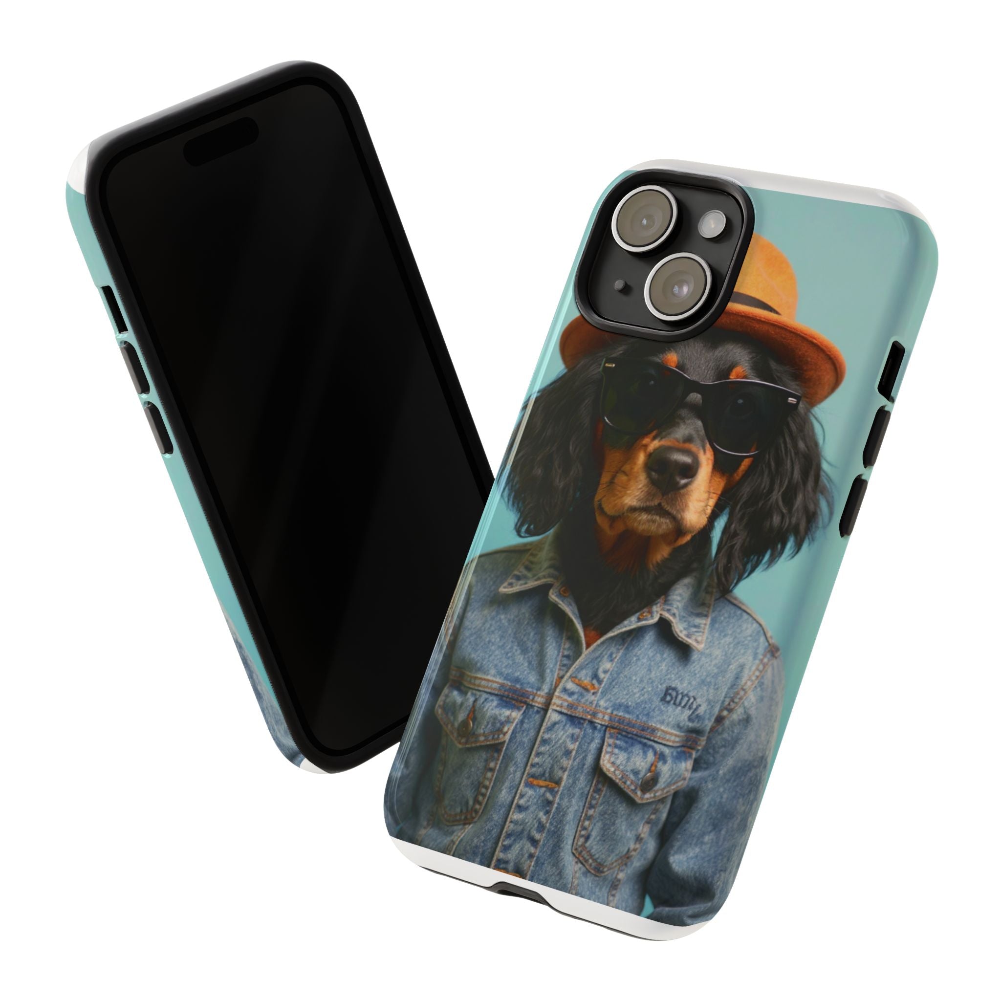 Dog Portrait PhCase - Denim Style - b7cc3925