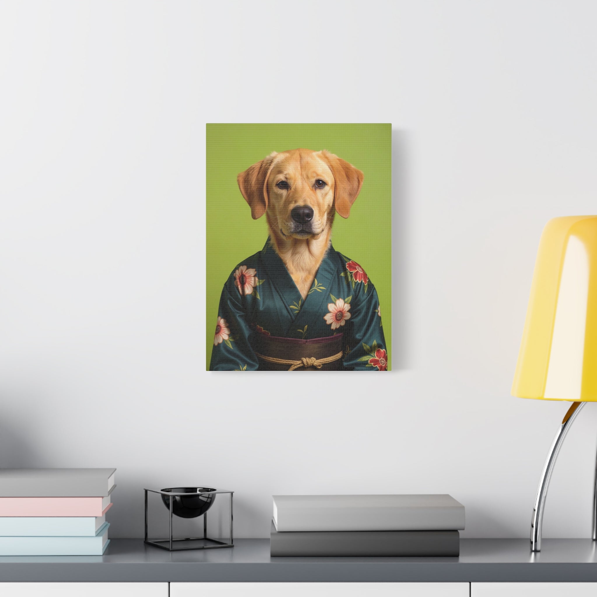 Dog Portrait Canvas - Kimono Vogue - 9c104be1