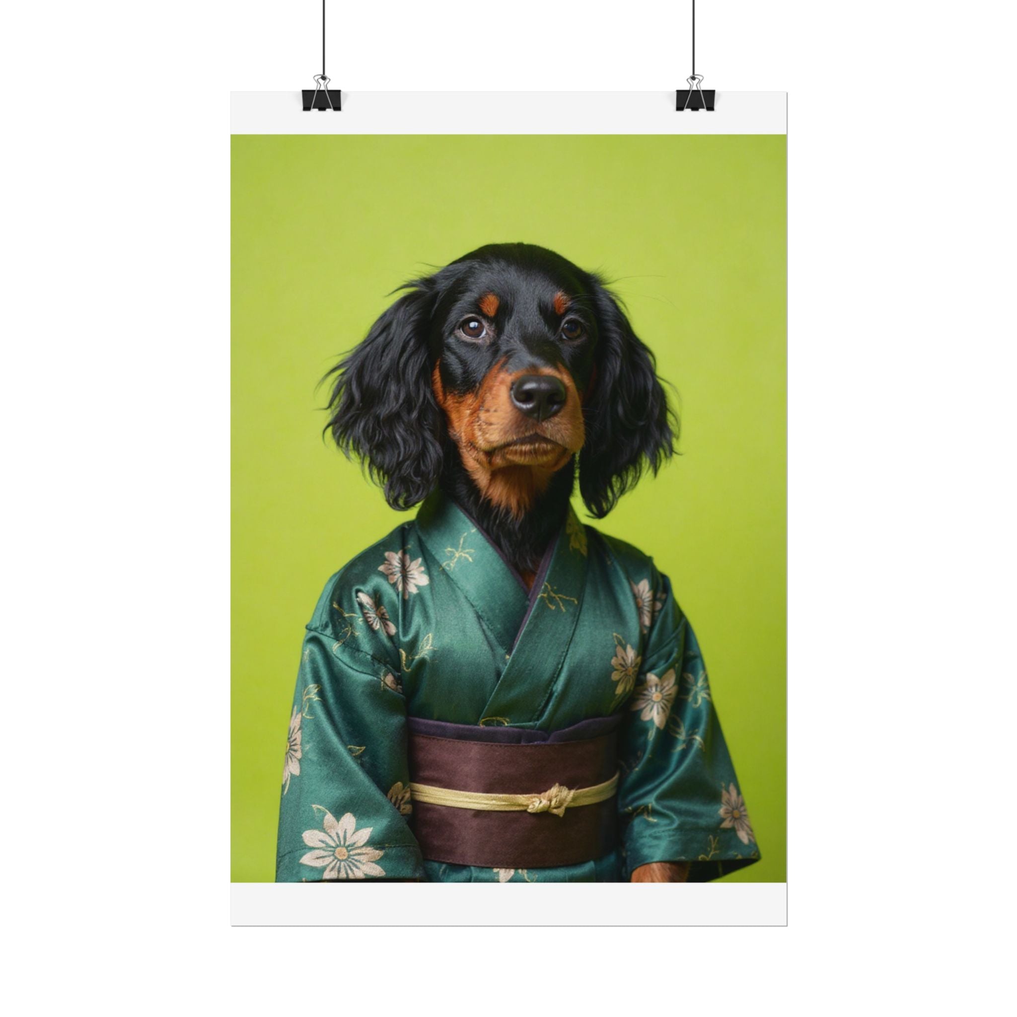 Dog Portrait FinArt - Kimono Vogue - 2fe80131