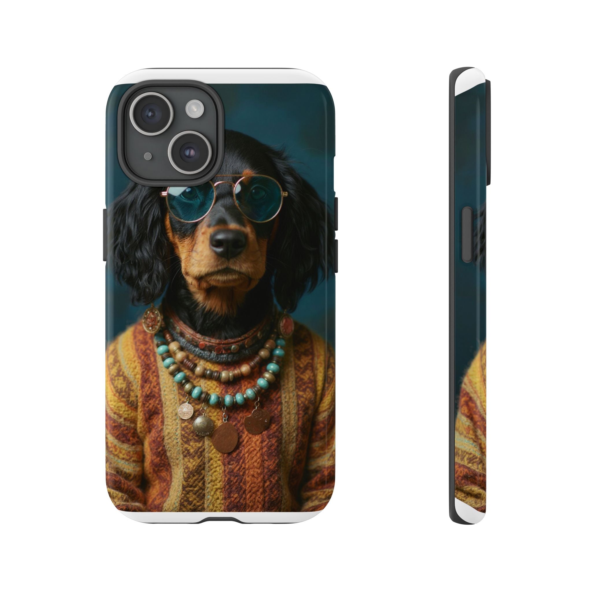 Dog Portrait PhCase - Hippy Style - e44c83c9