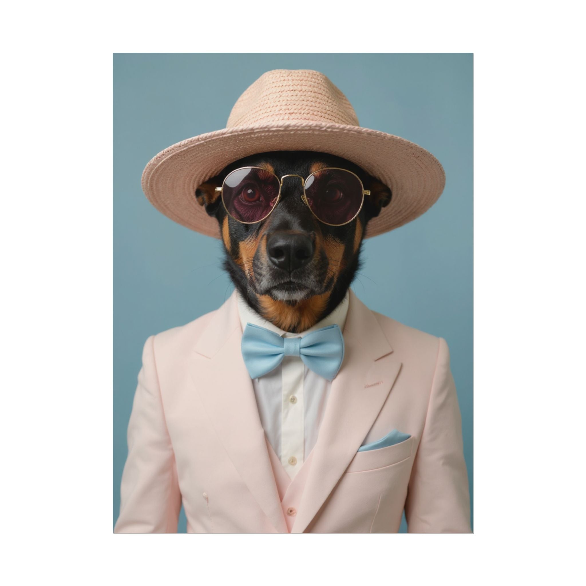 Dog Portrait FinArt - Pink Style - 3531c1df