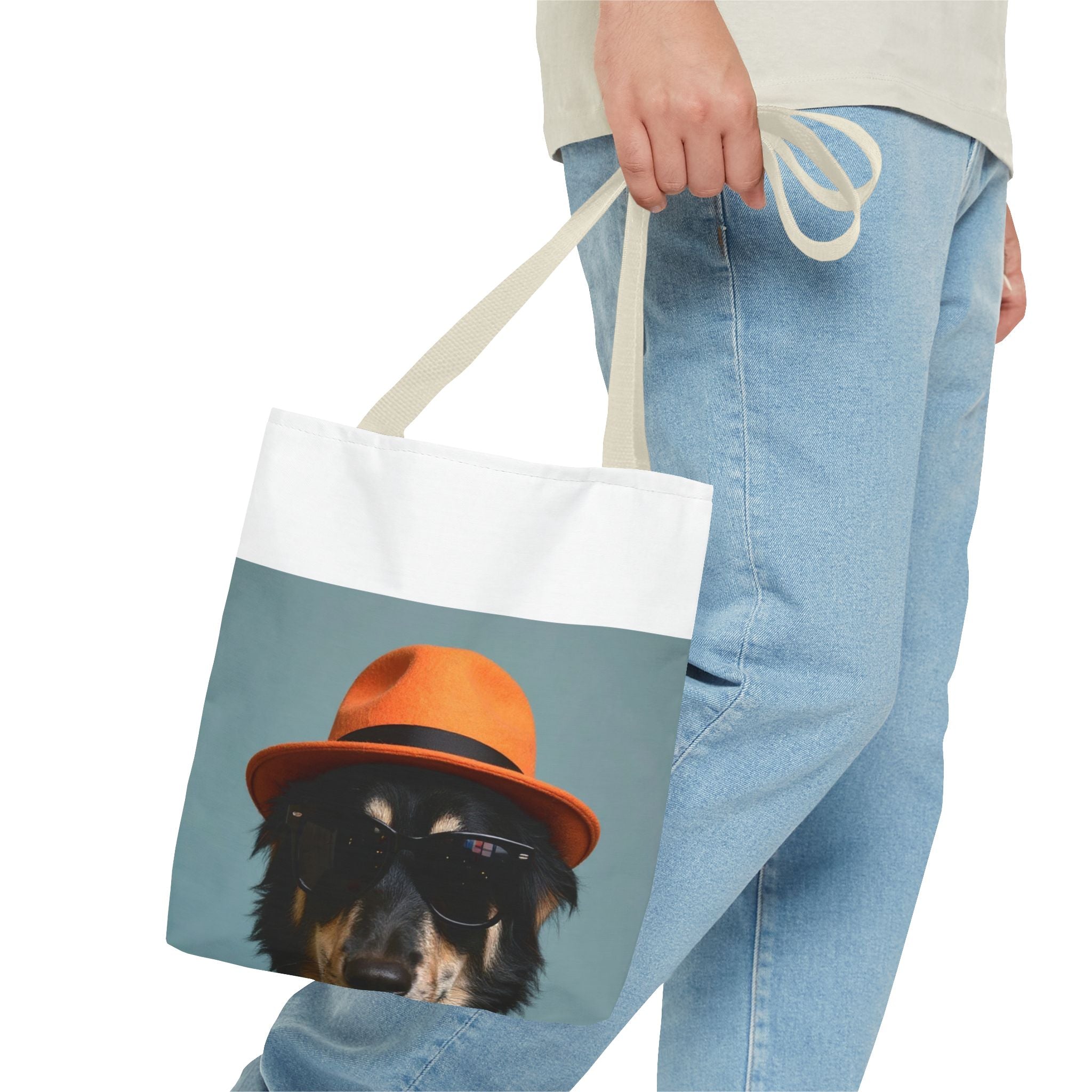 Dog Portrait ToteBg - Denim Style - 0d135da3