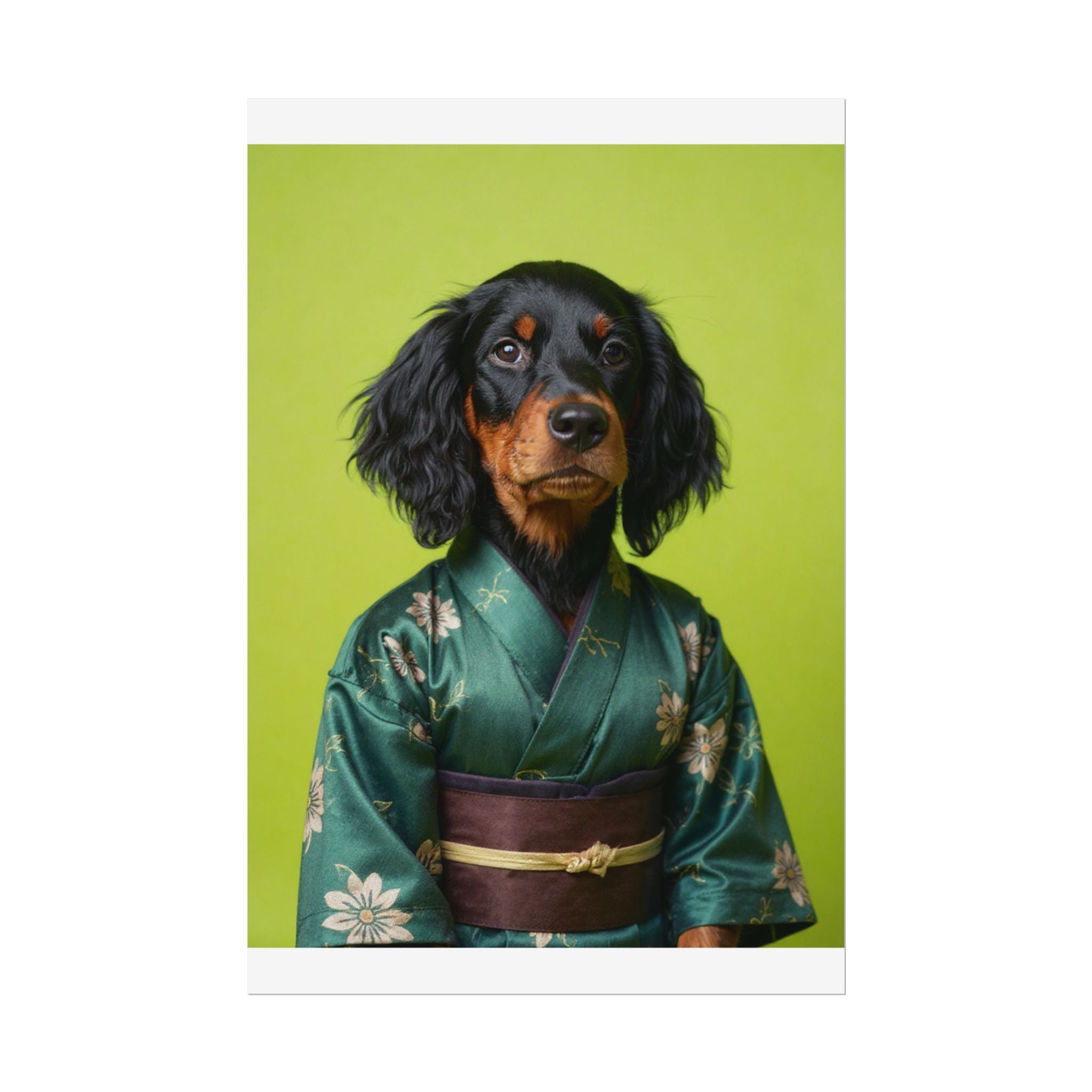 Dog Portrait FinArt - Kimono Vogue - 2fe80131