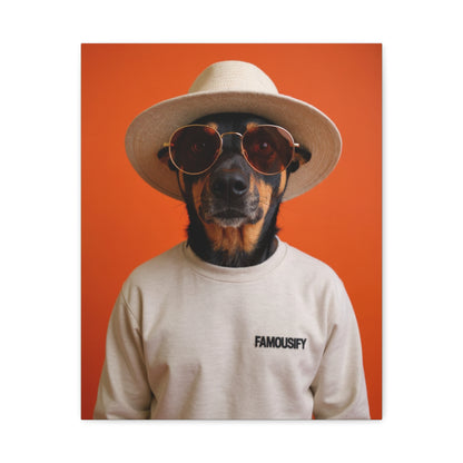 Dog Portrait Canvas - Carlos Style - 3dd04ec1