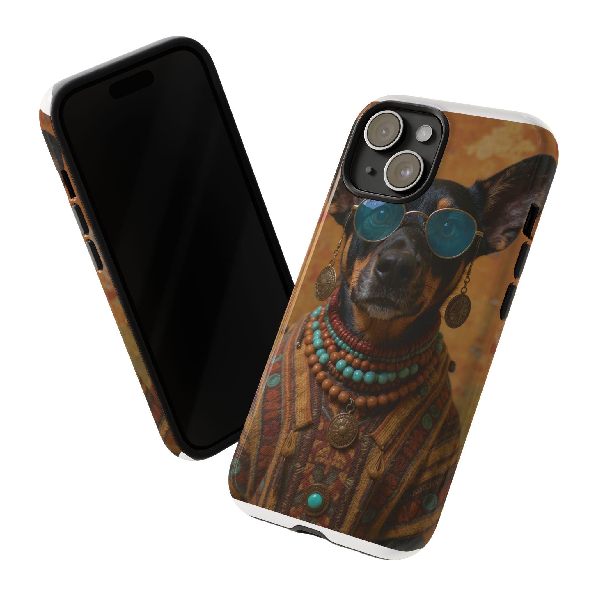 Dog Portrait PhCase - Hippy Style - 5aafaf04