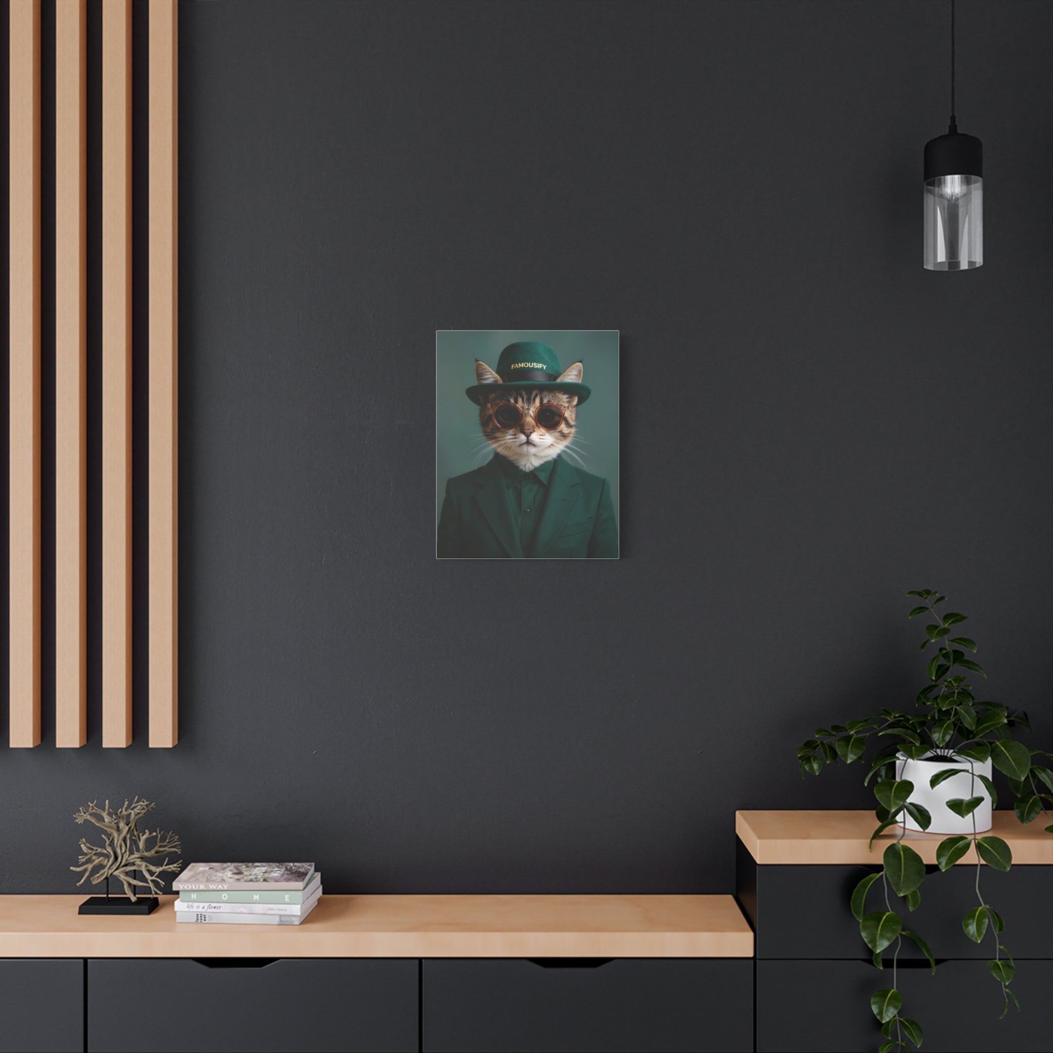 Dog Portrait Canvas - Cat Style - b55fabe7