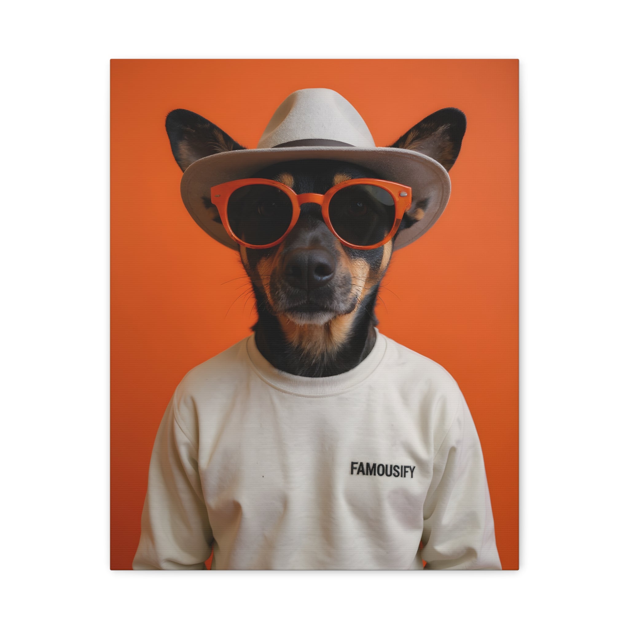 Dog Portrait Canvas - Carlos Style - e4b5dff2