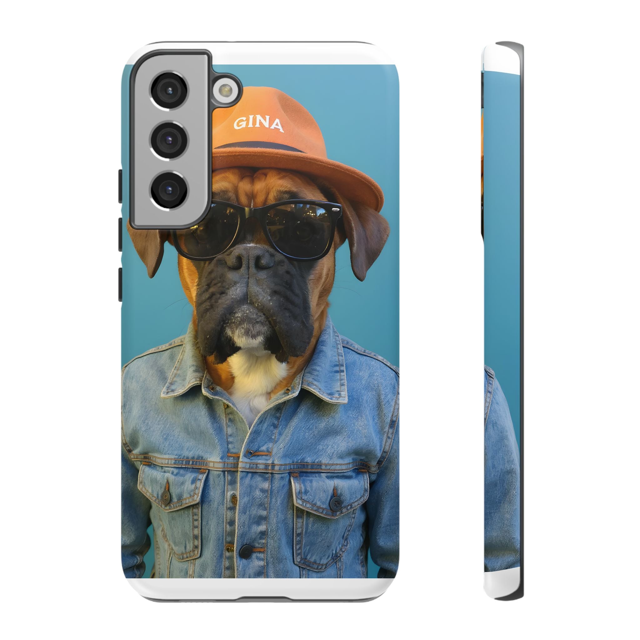 Dog Portrait PhCase - Denim Style - 80a6cbbd