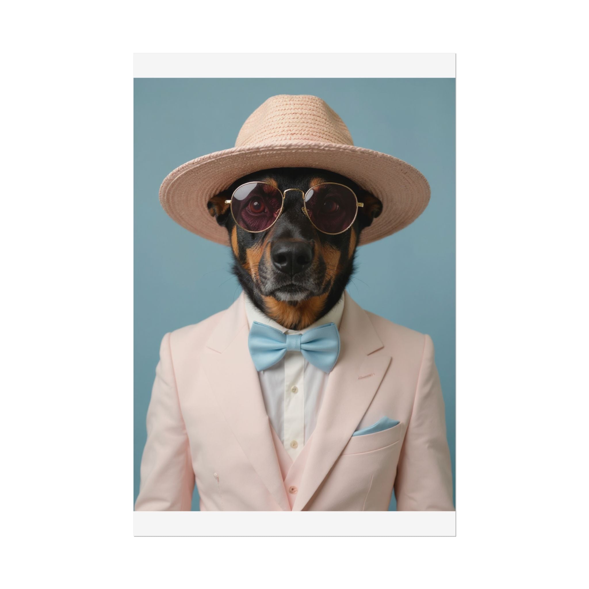 Dog Portrait FinArt - Pink Style - 3531c1df
