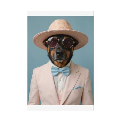 Dog Portrait FinArt - Pink Style - 3531c1df