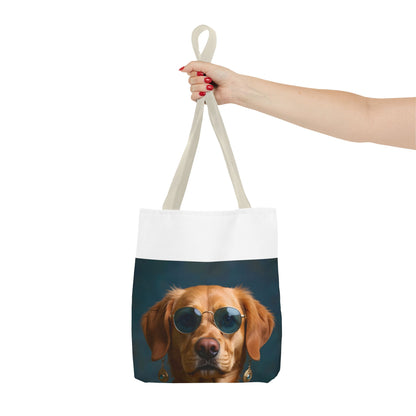 Dog Portrait ToteBg - Hippy Style - 3b6cb699