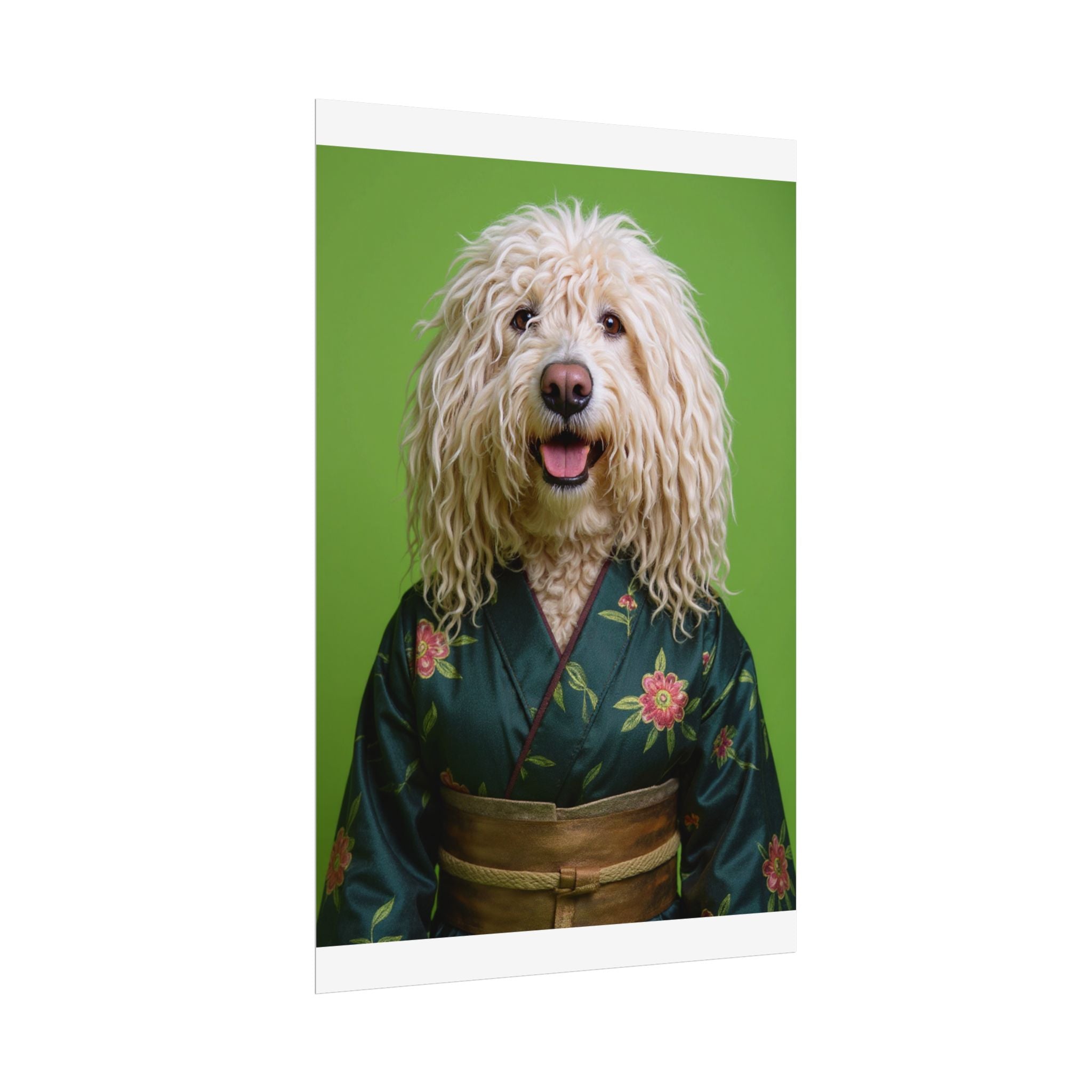 Dog Portrait FinArt - Kimono Vogue - 73bb0b16