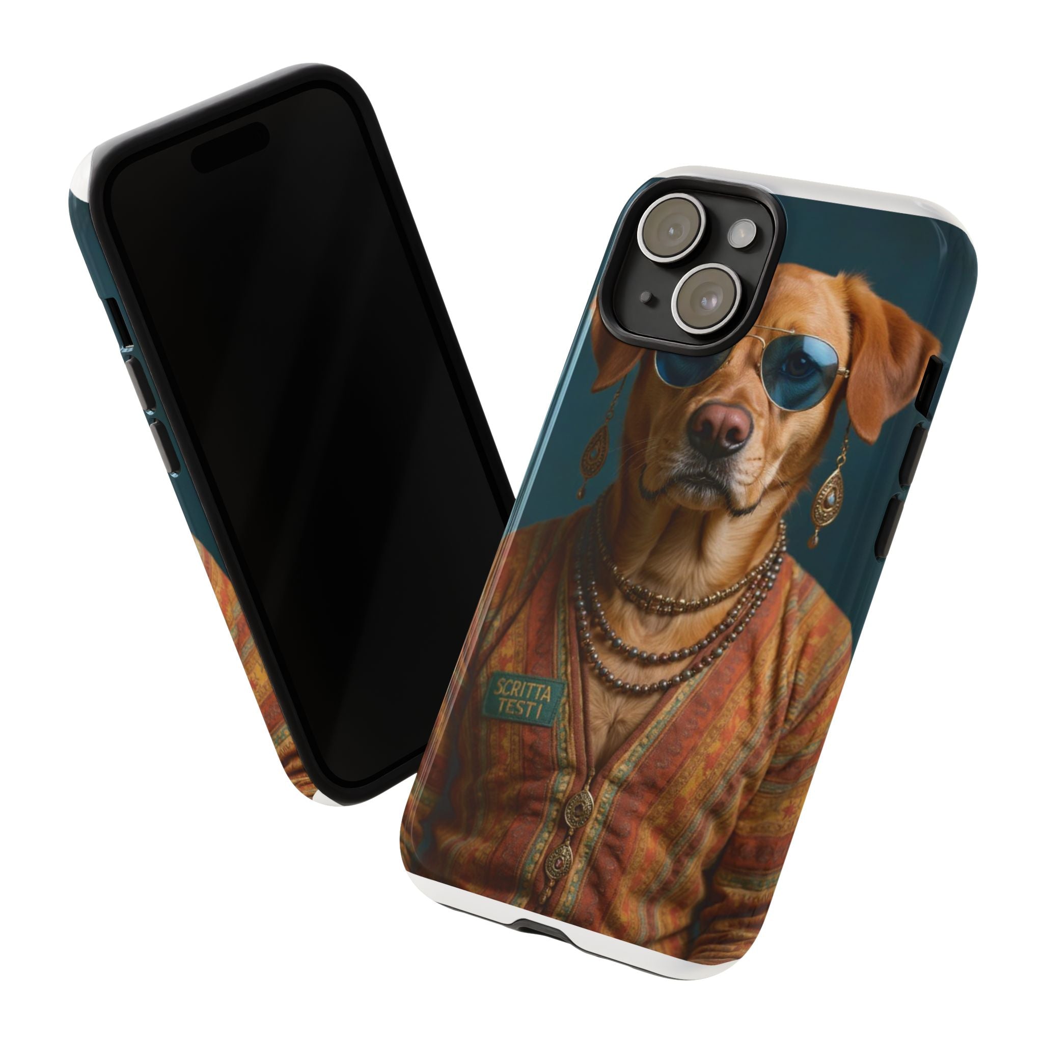 Dog Portrait PhCase - Hippy Style - 83940e37