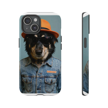Dog Portrait PhCase - Denim Style - 44e720dd