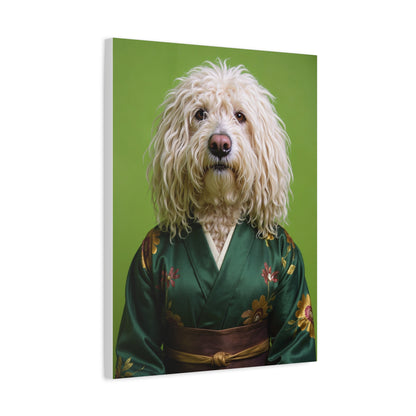 Dog Portrait Canvas - Kimono Vogue - 02969bbd