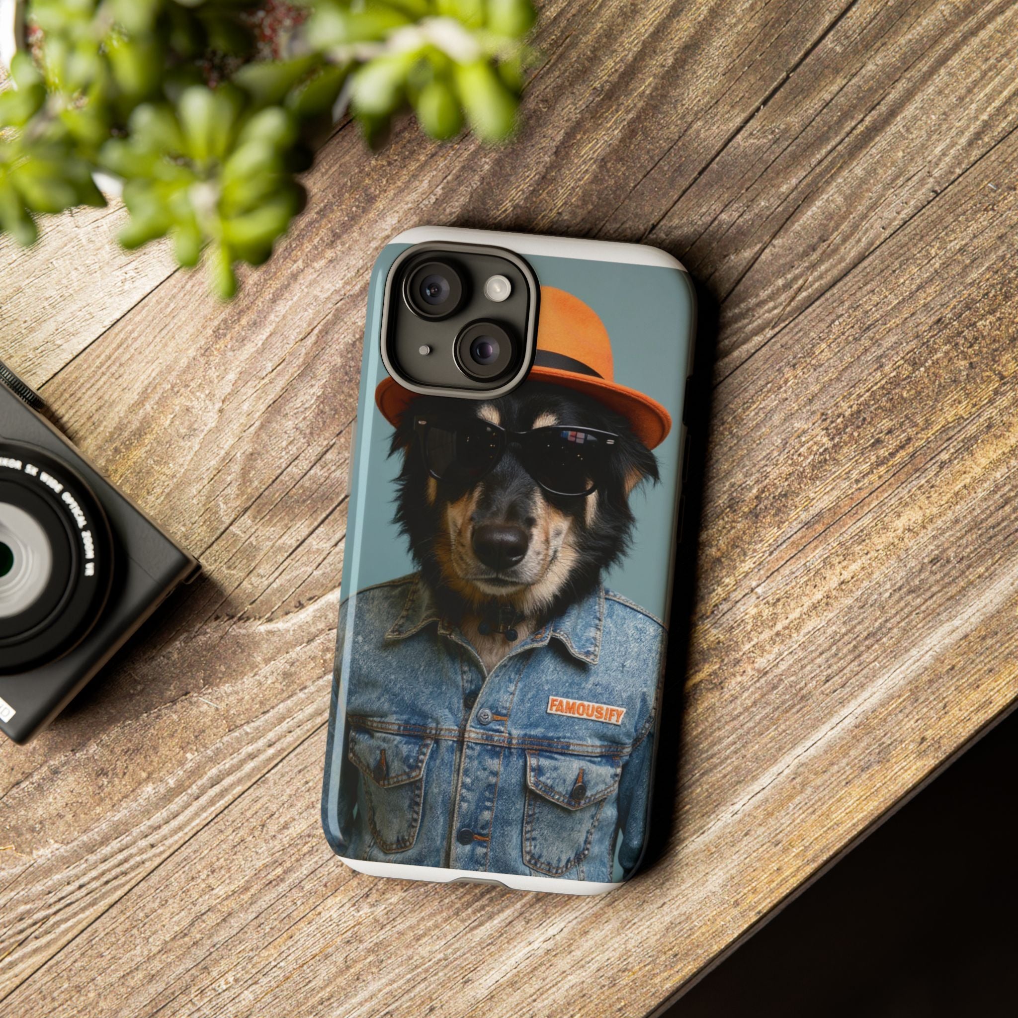 Dog Portrait PhCase - Denim Style - 44e720dd
