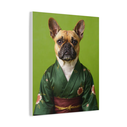 Dog Portrait Canvas - Kimono Vogue - d3291d9c
