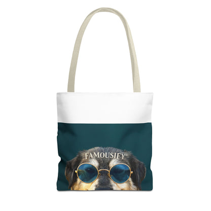 Dog Portrait ToteBg - Hippy Style - 8463fa52