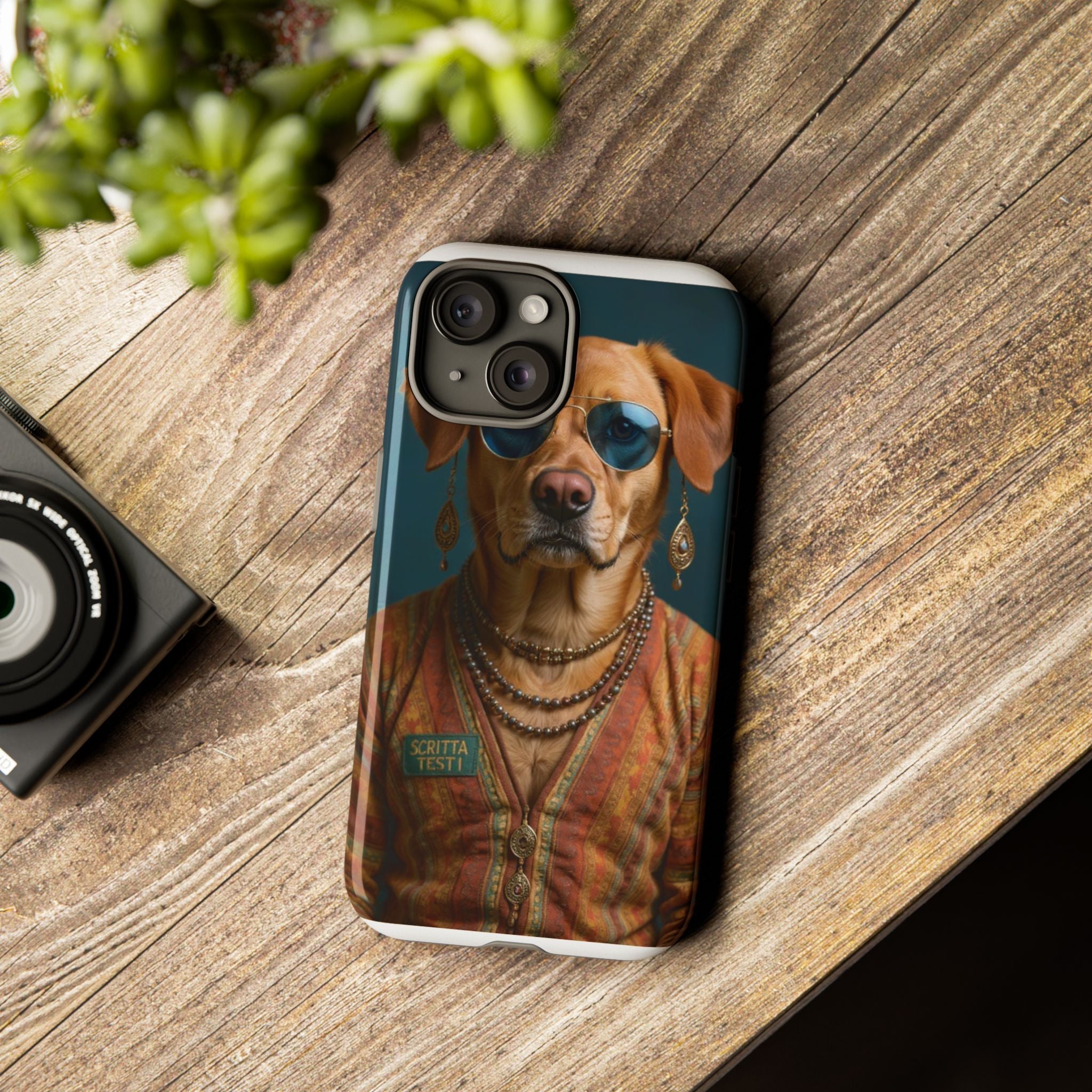 Dog Portrait PhCase - Hippy Style - 83940e37