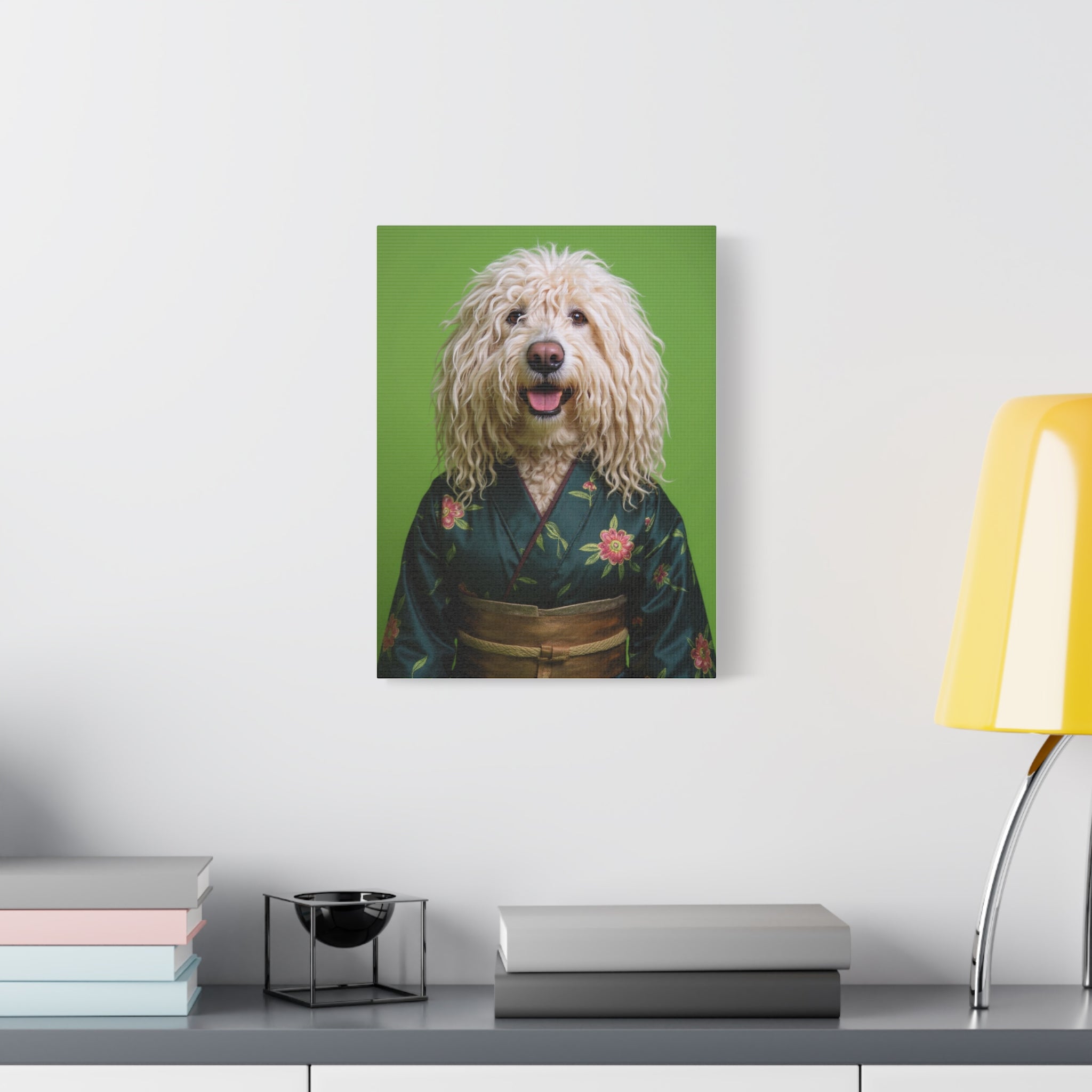 Dog Portrait Canvas - Kimono Vogue - b3c213a2