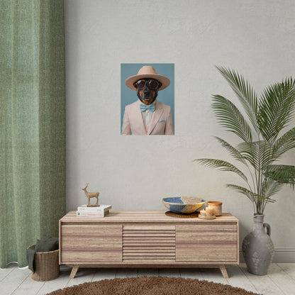 Dog Portrait FinArt - Pink Style - 3531c1df