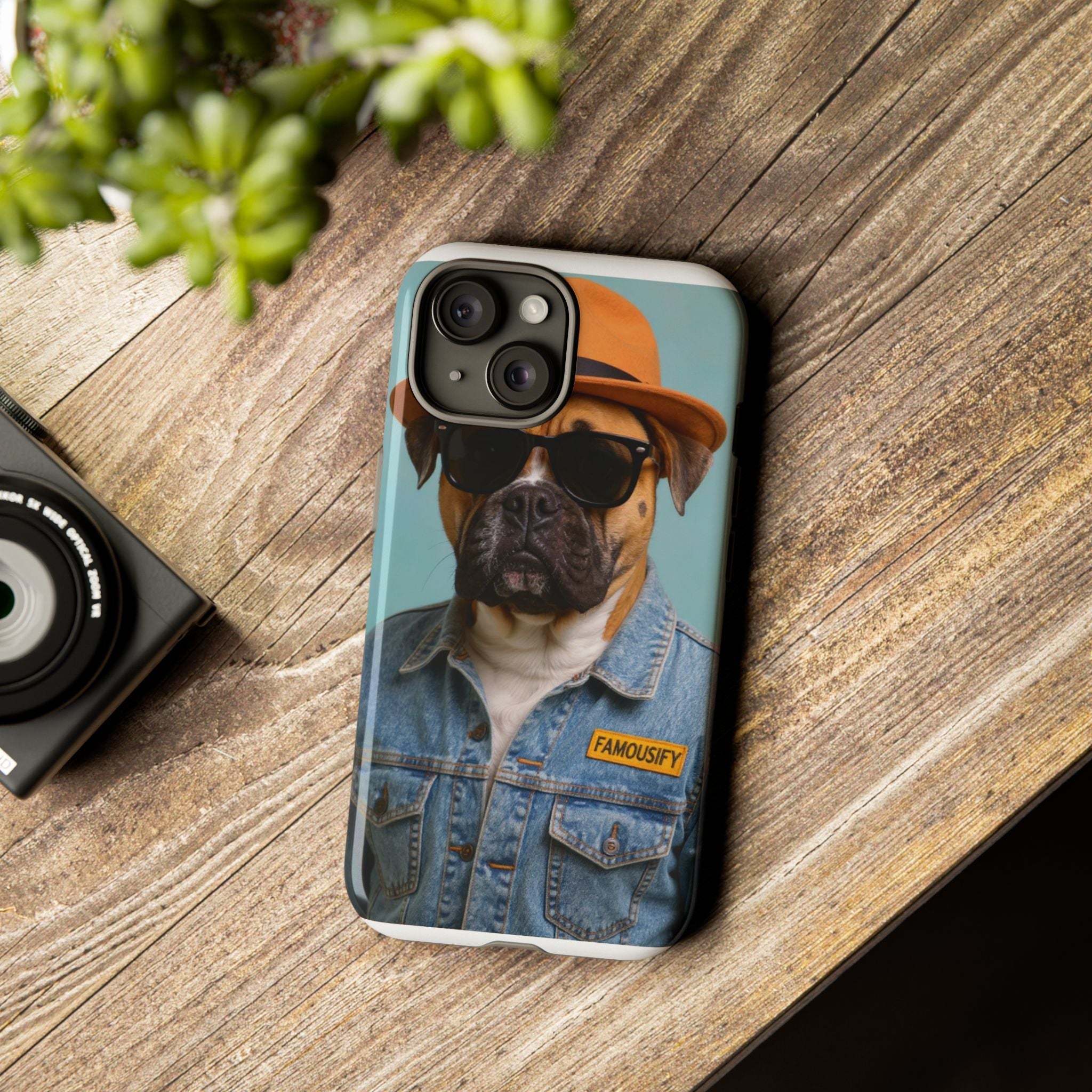 Dog Portrait PhCase - Denim Style - ecefb00a