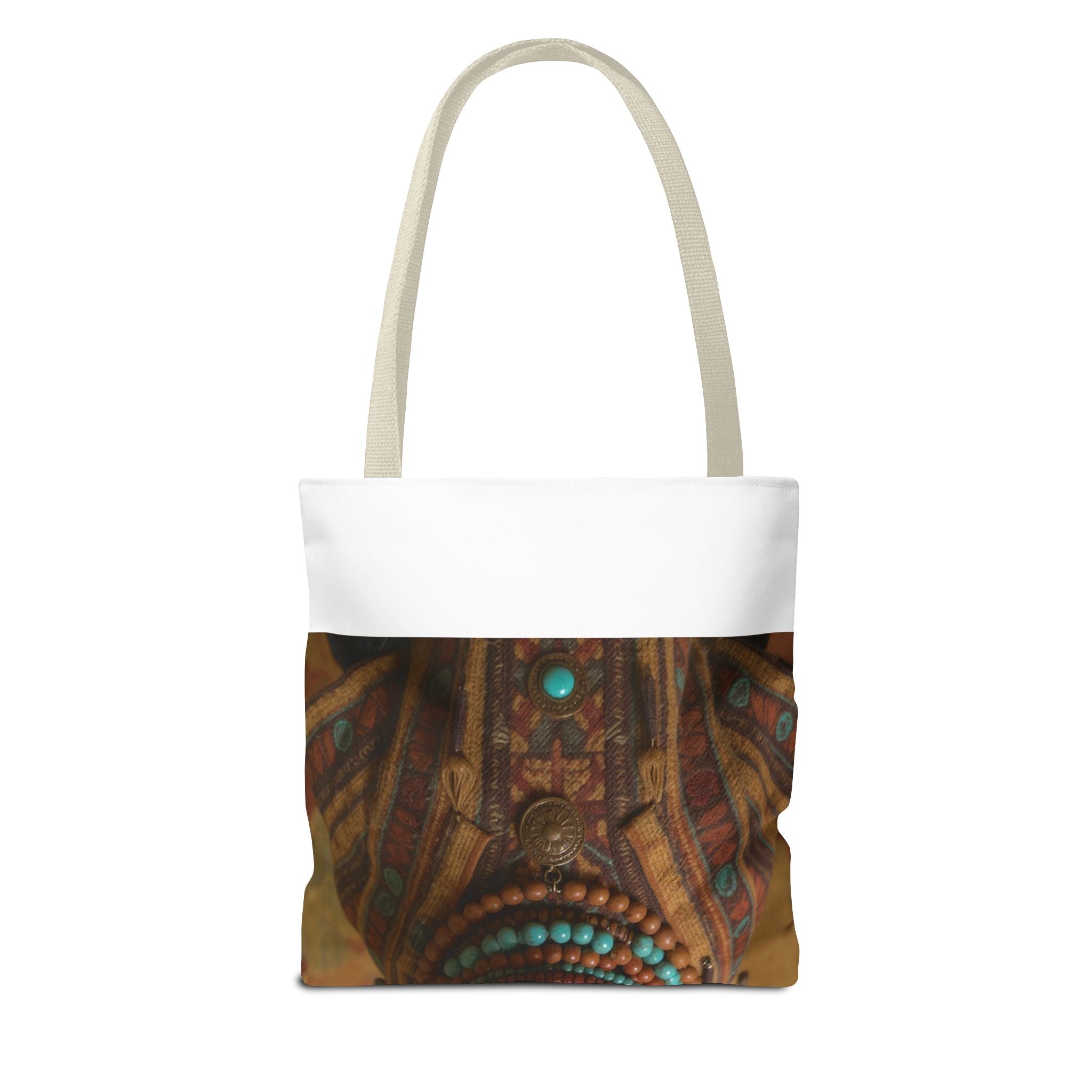 Dog Portrait ToteBg - Hippy Style - 125d40e4