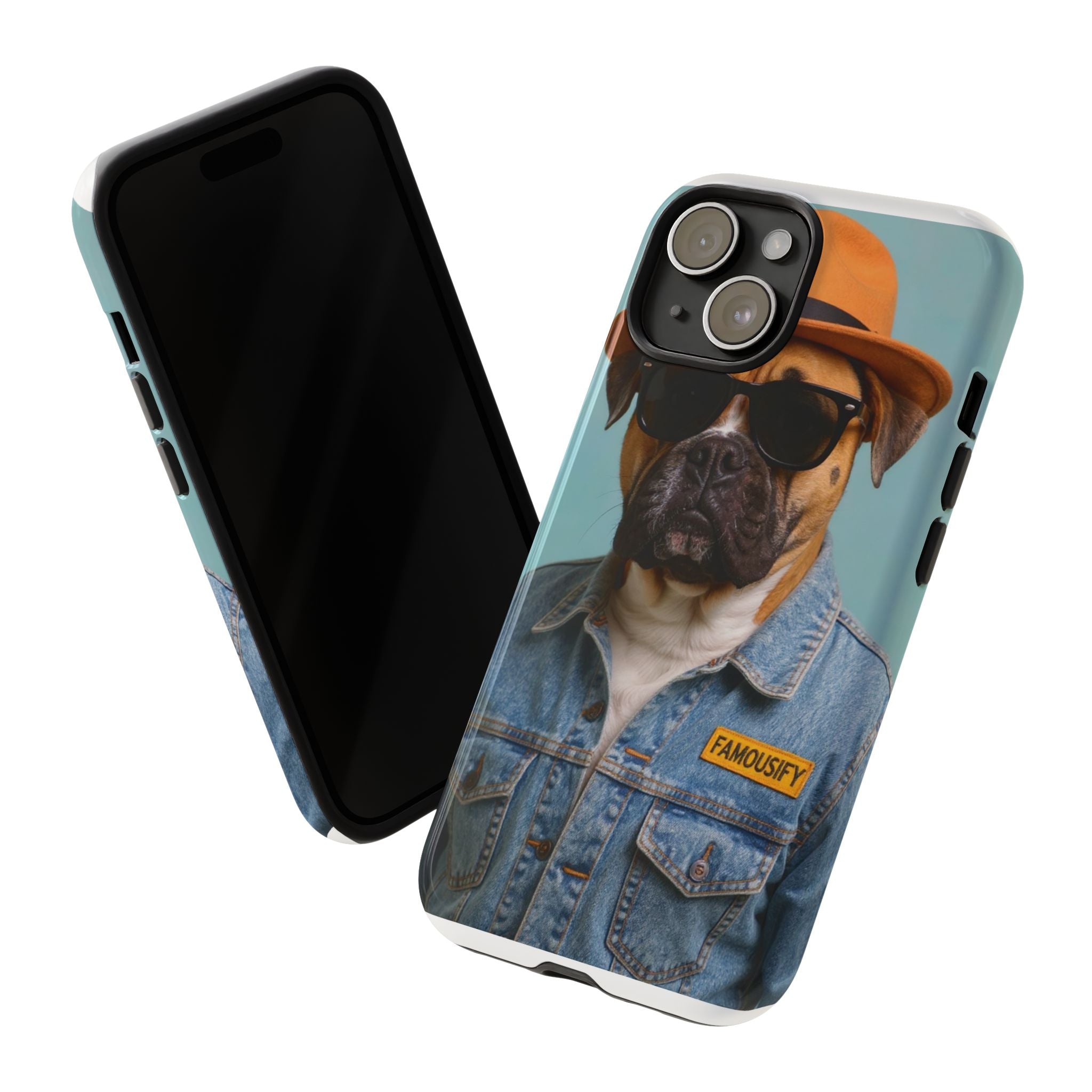 Dog Portrait PhCase - Denim Style - ecefb00a