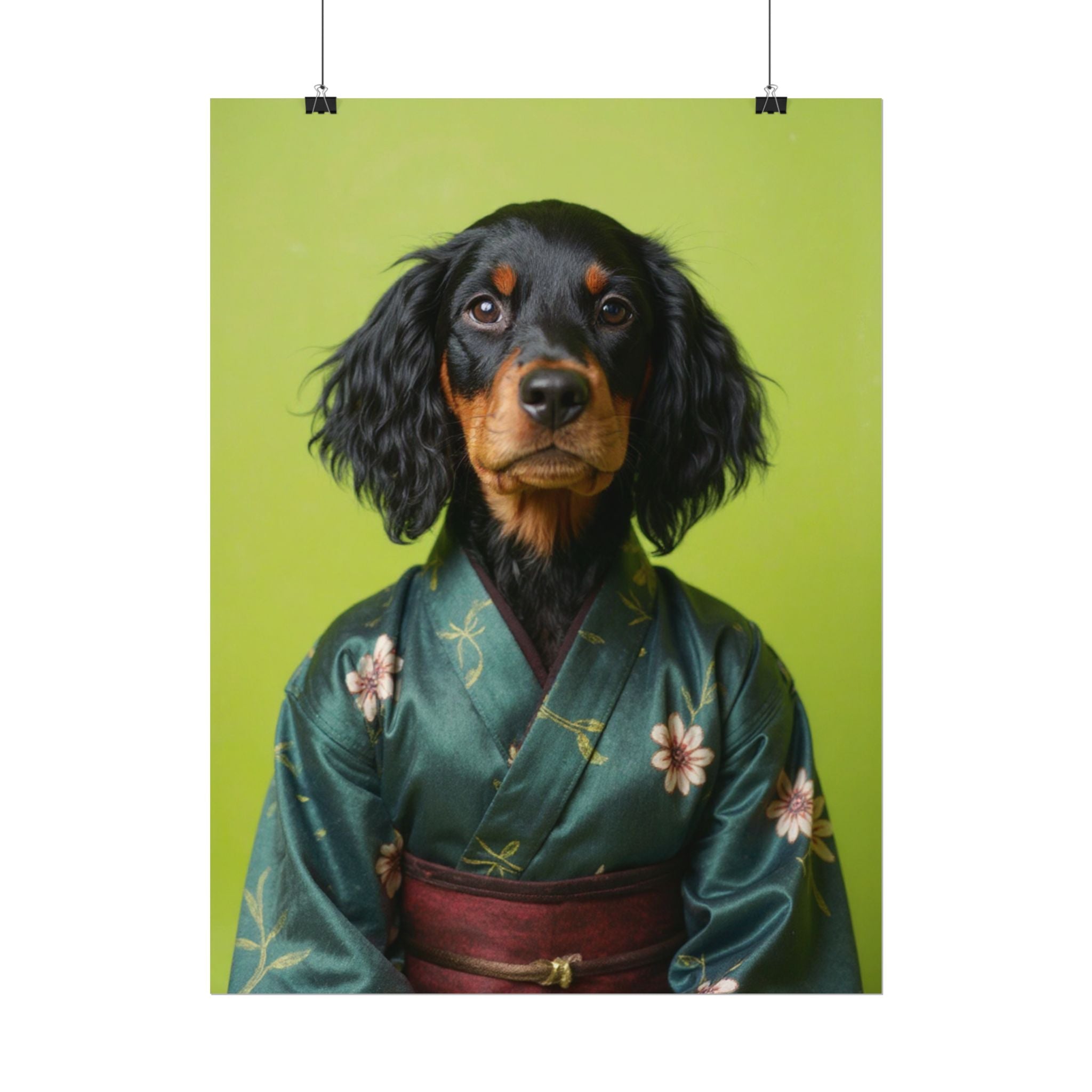 Dog Portrait FinArt - Kimono Vogue - b1461c26