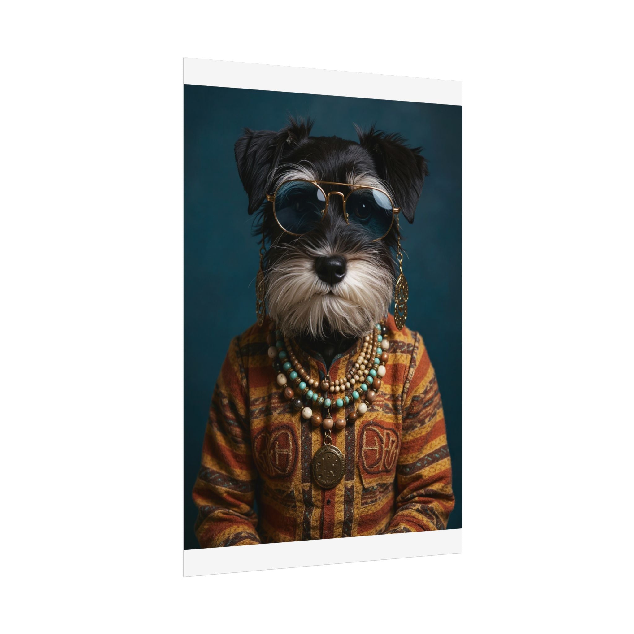 Dog Portrait FinArt - Hippy Style - 3aa13810