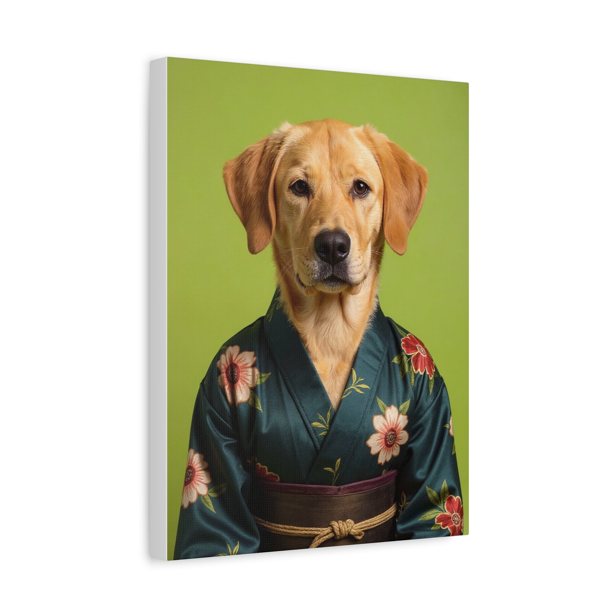 Dog Portrait Canvas - Kimono Vogue - 9c104be1