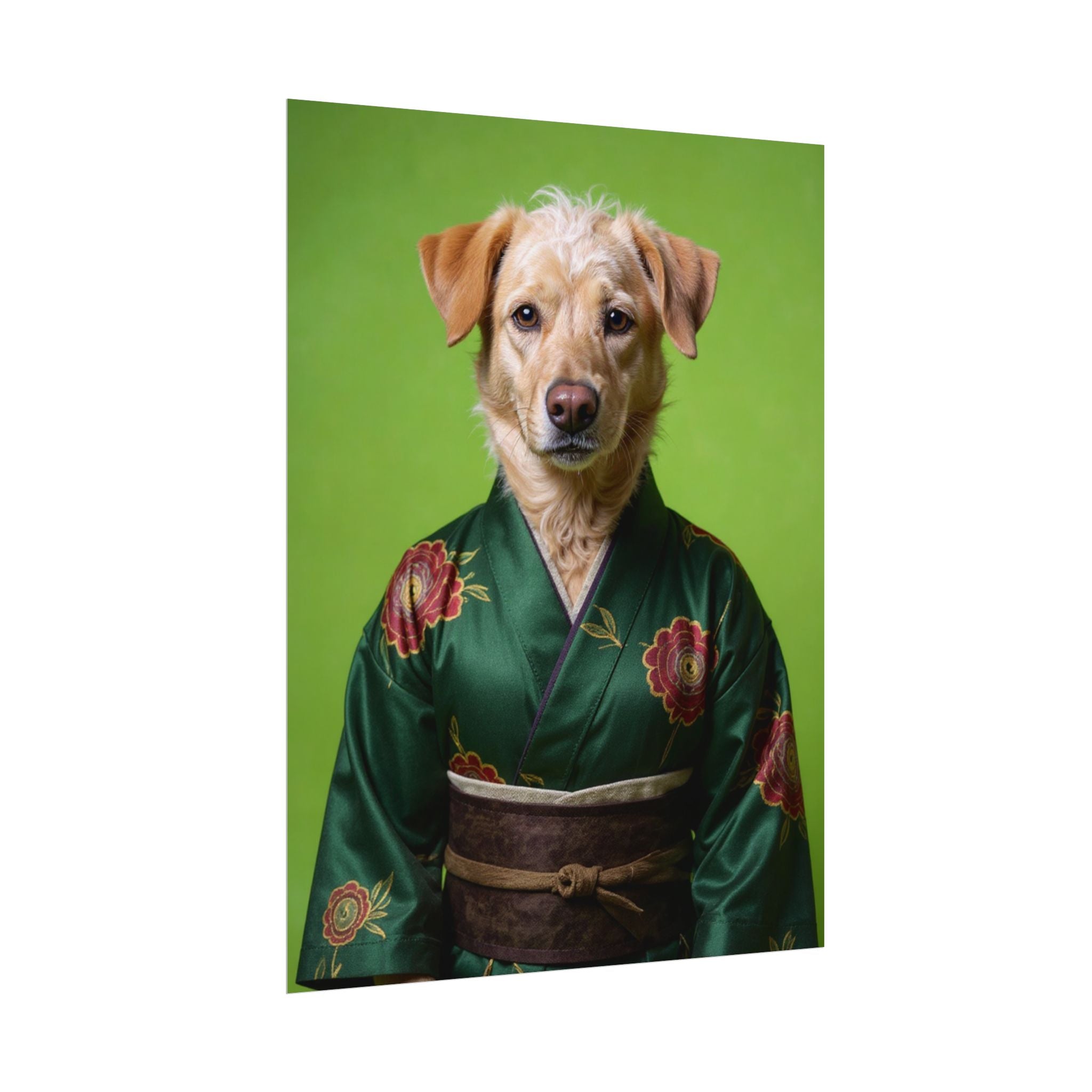 Dog Portrait FinArt - Kimono Vogue - adf3fd51