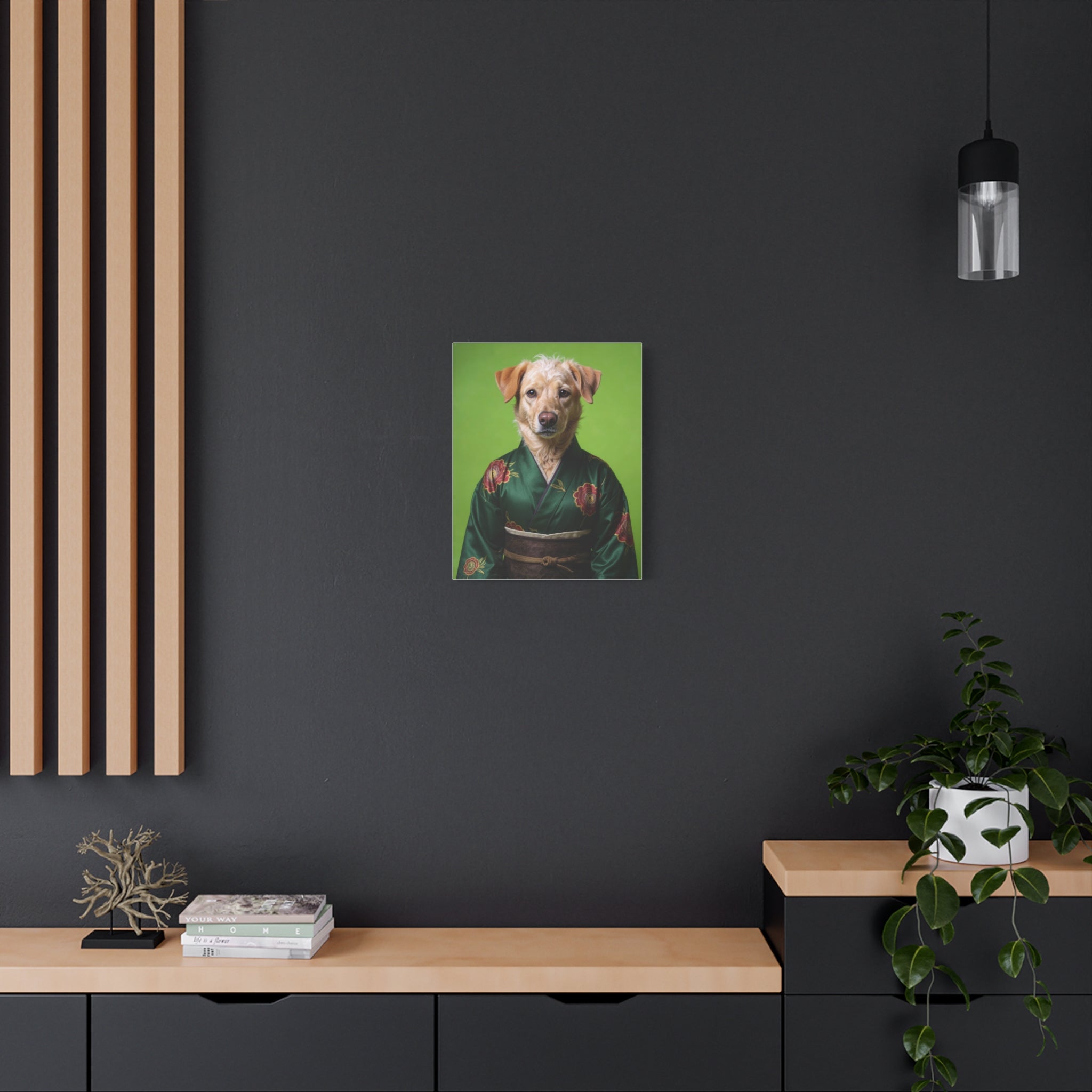 Dog Portrait Canvas - Kimono Vogue - 482500bf
