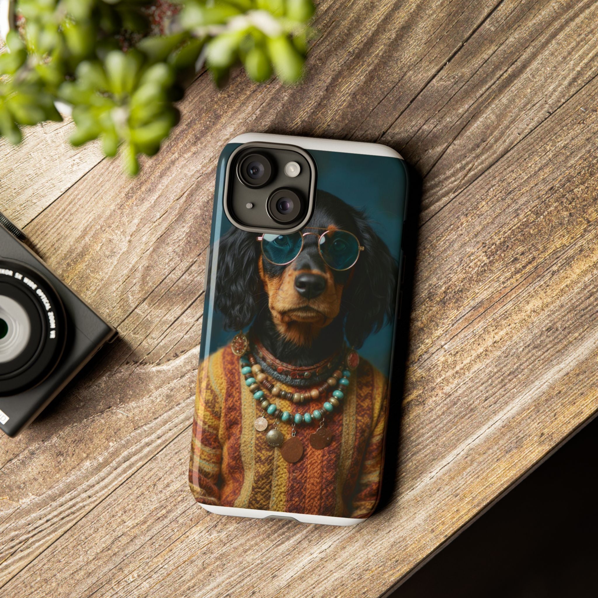 Dog Portrait PhCase - Hippy Style - b226c19d