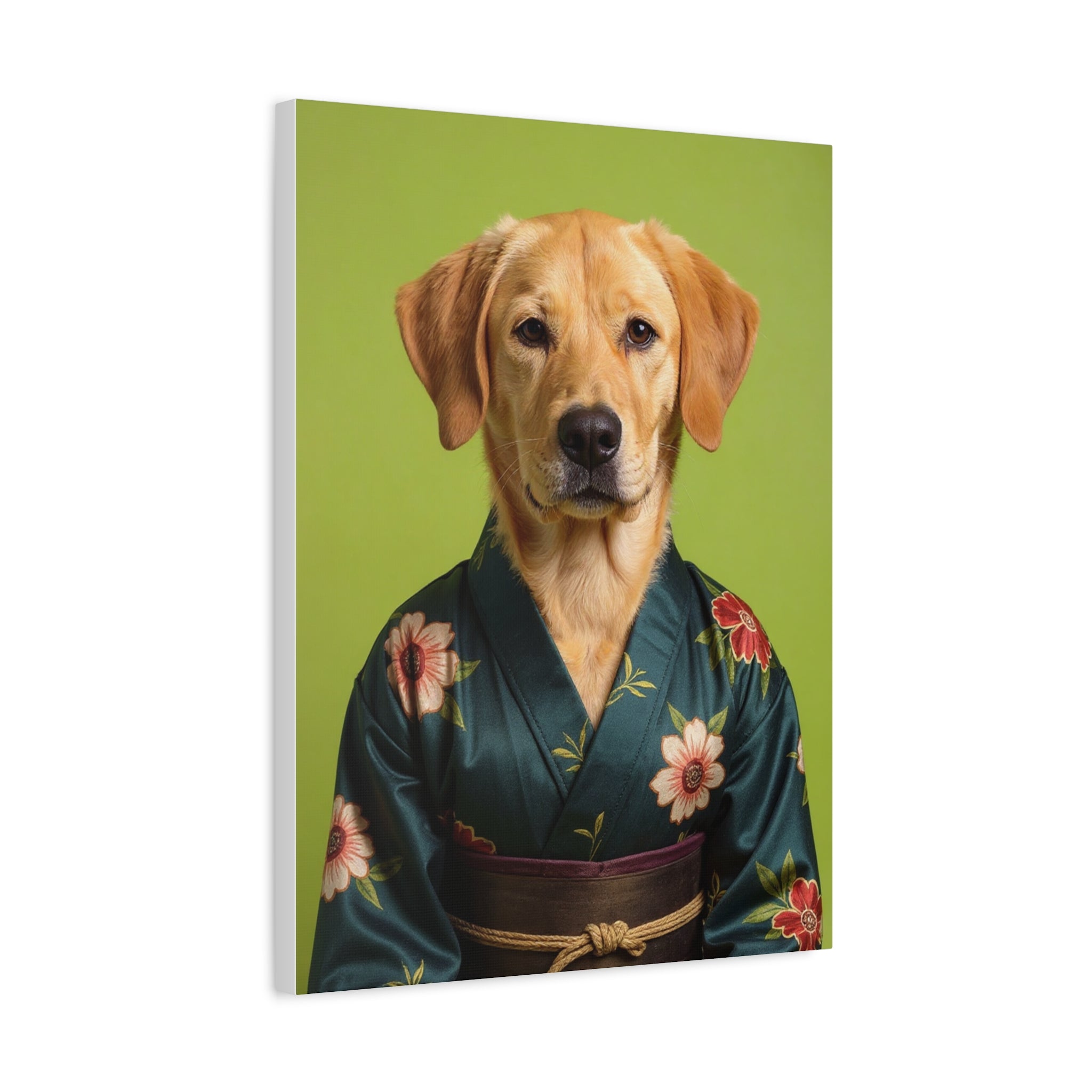 Dog Portrait Canvas - Kimono Vogue - 9c104be1